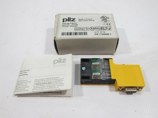 Pilz-P-Plug-311040-Safetybus-Bus-Connector-24VDC-0.2A