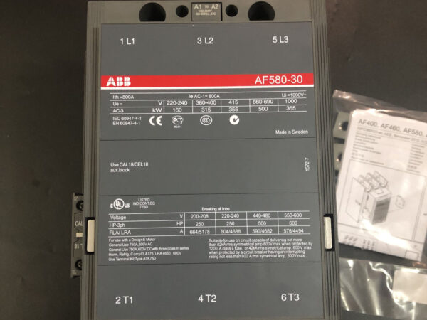 Contactor-3P-ABB-AF580-30