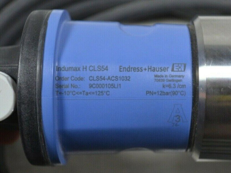 Endresshauser Indumax H Analog Conductivity Sensor Cls54 Acs1032 3773