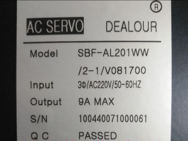 servo-Motor-Hangzhou-Zhongda-110SFM-E04030-SBF-AL201WW