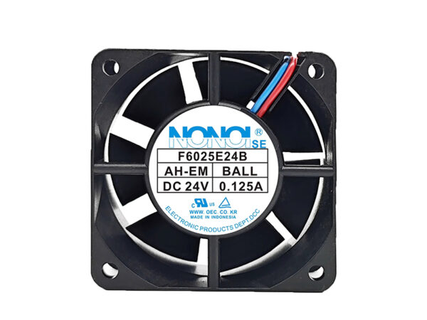nonoise-f6025x24b-60x60x25mm-24vdc-fan